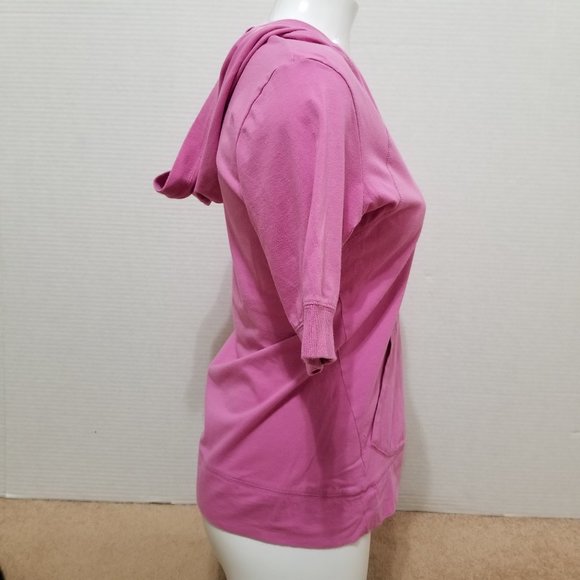 Nike top Medium hooded v-neck kangaroo pocket athleisure athletic lounge - Picture 4 of 13